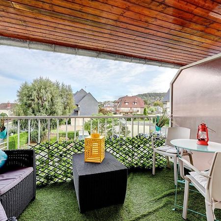 Magnifique Appart Avec Terrasse Equipee Et Wifi Gratuit Appartement Houlgate Buitenkant foto